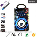 Bateria do BBQ KBQ-08 1200 mAh 10W orador novo do karaoke de 4 polegadas Bluetooth com entrada do microfone